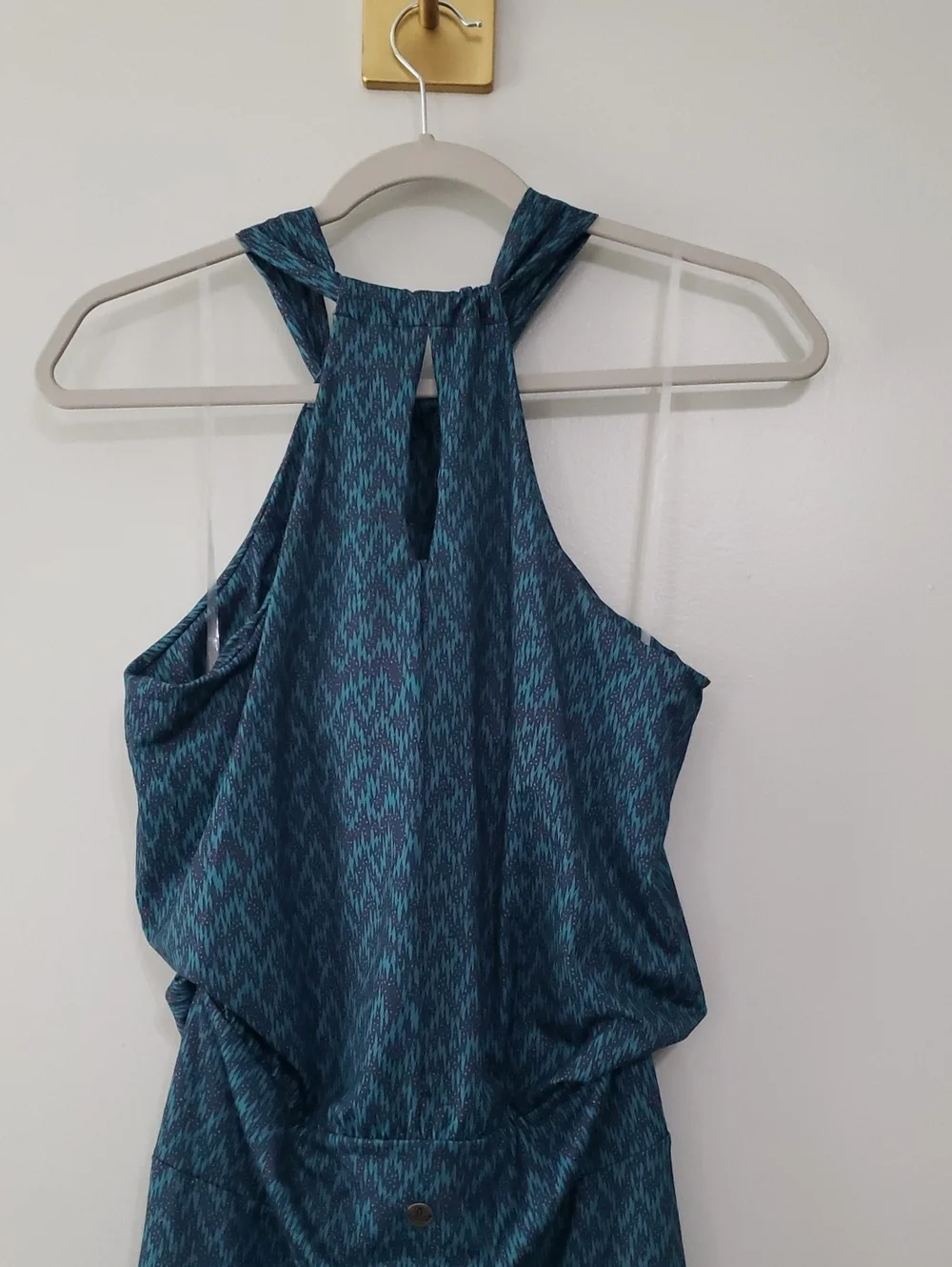 Prana Montezuma Dress Women Small Eclipse Pitaya Green Blue Athleisure Outdoors - Picture 5 of 16